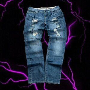 baggy 2000s y2k ripped jen25 jeans